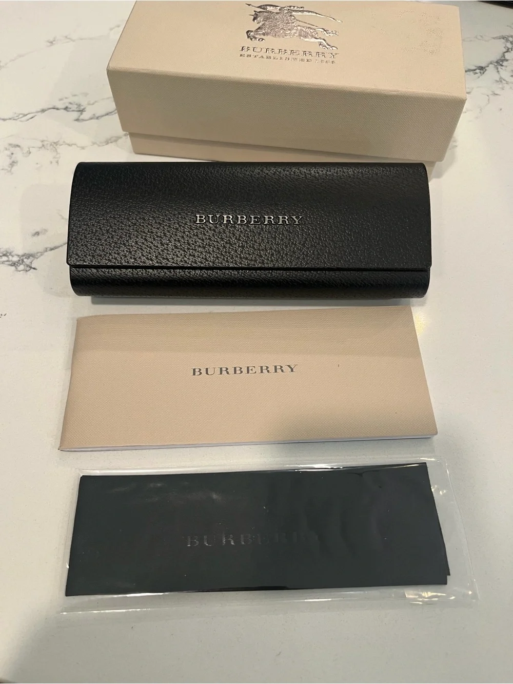 Burberry Sunglasses BE4140 Teal Green Rectangular Grey Sunnies Designer Woman